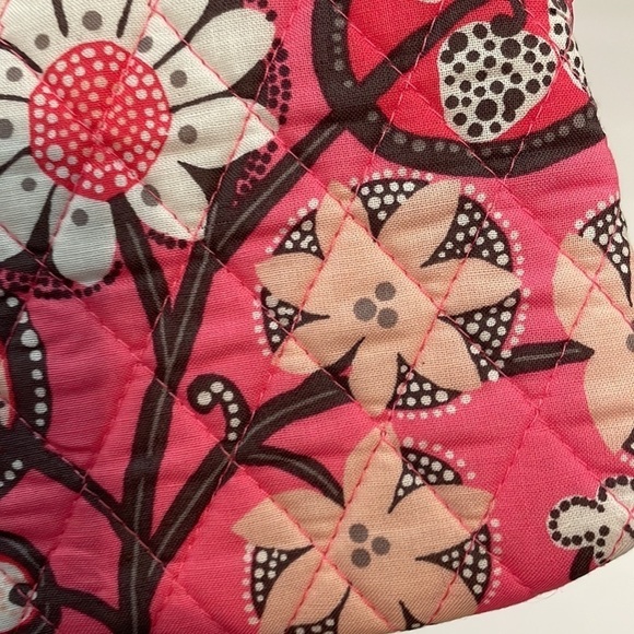 Vera Bradley Double zip Cosmetic Bag in Blush Pink Design new with tags - Picture 11 of 13